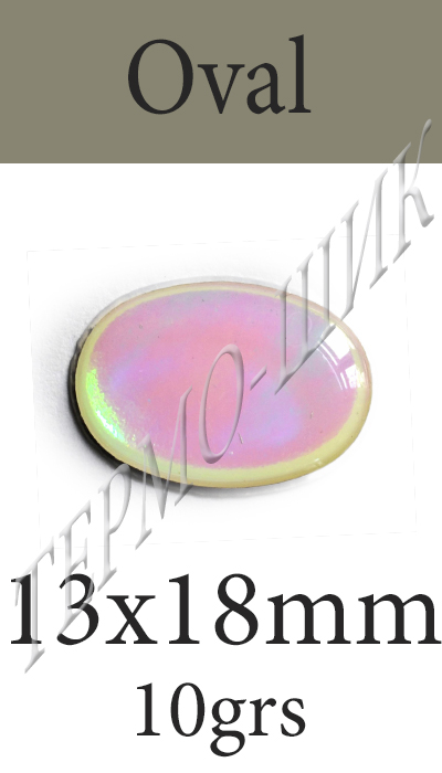  Color-Stone Oval 13x18mm